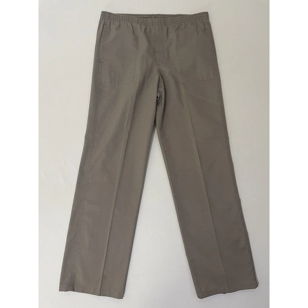Vintage 80s Levis Stadium Pants Size M Khaki Elastic Drawstring